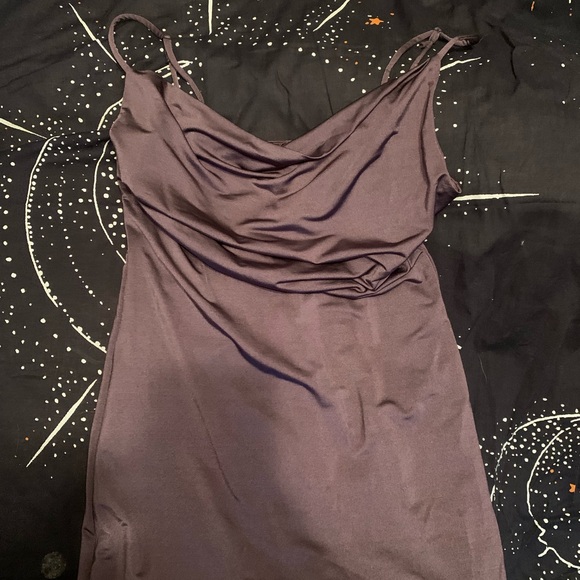 Mind Code Purple Mini Dress - Picture 4 of 5